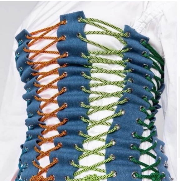 Shoe‎ String & Denim Corset - Picture 2 of 4